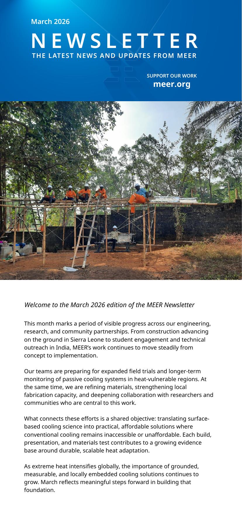 Newsletter March 2026