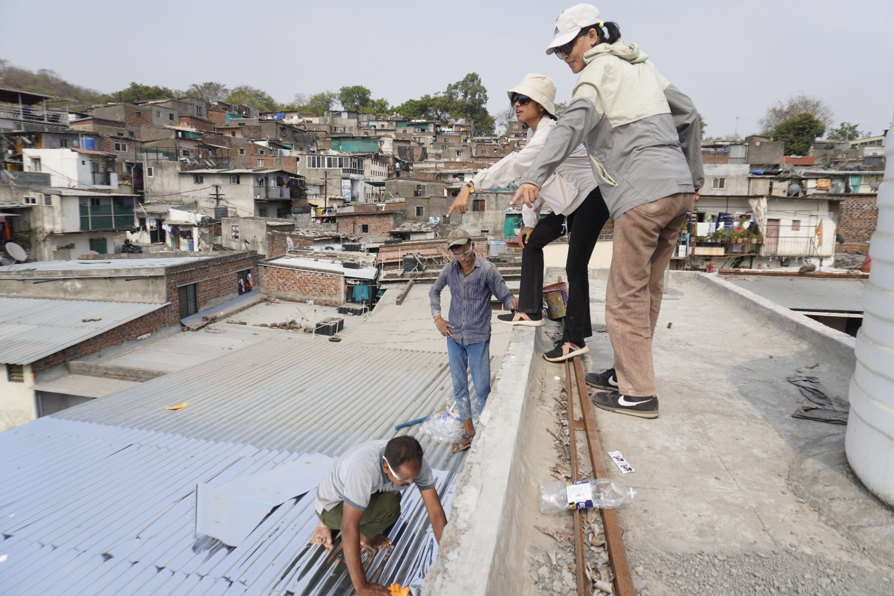 Rooftop reflective application