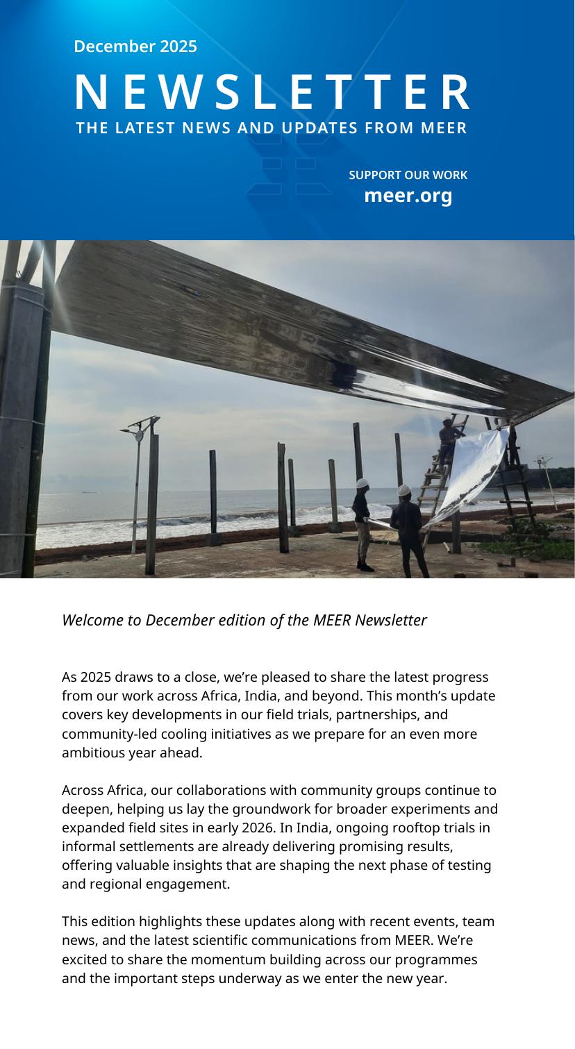 Newsletter December 2025