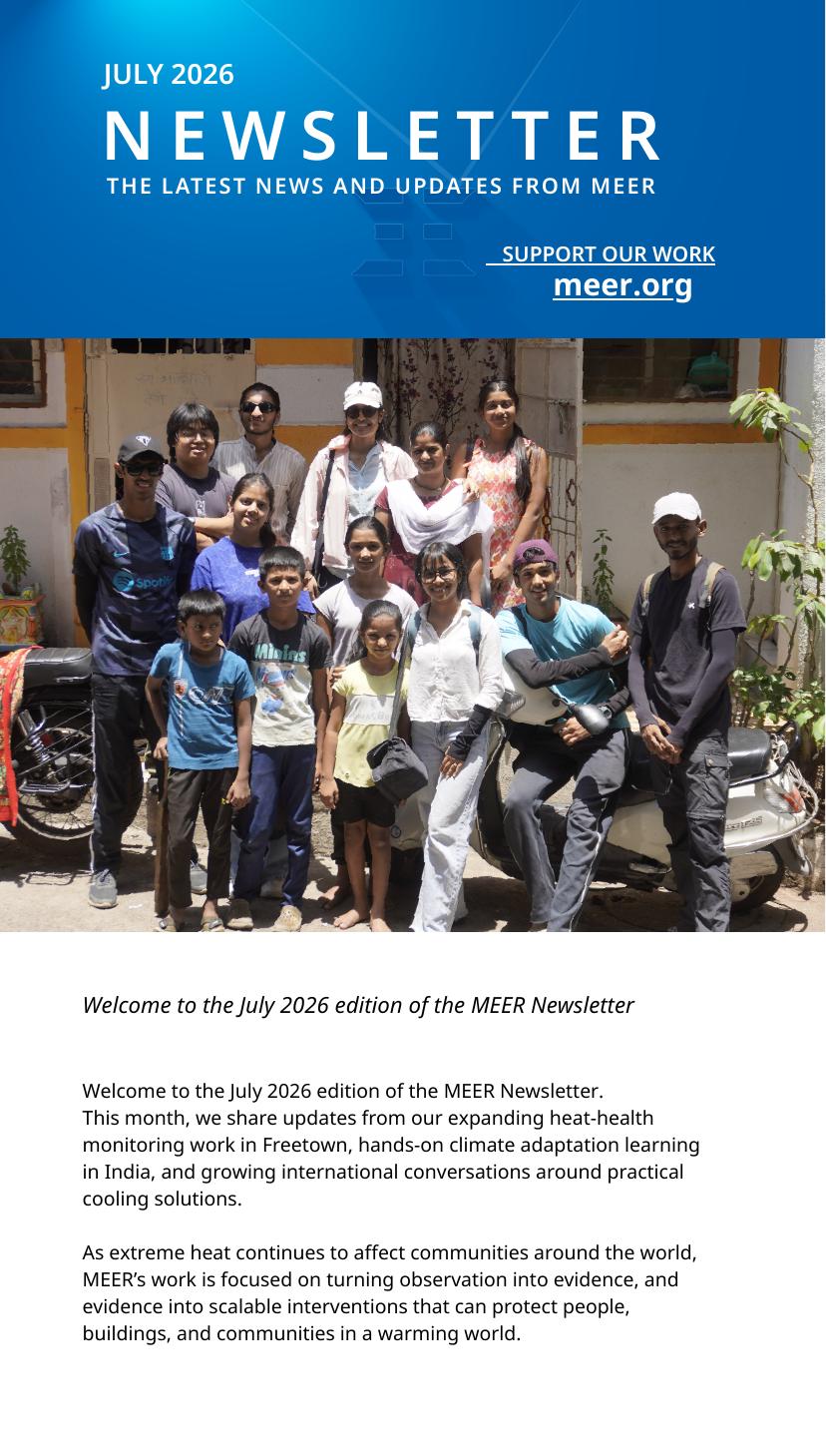 Newsletter July 2026
