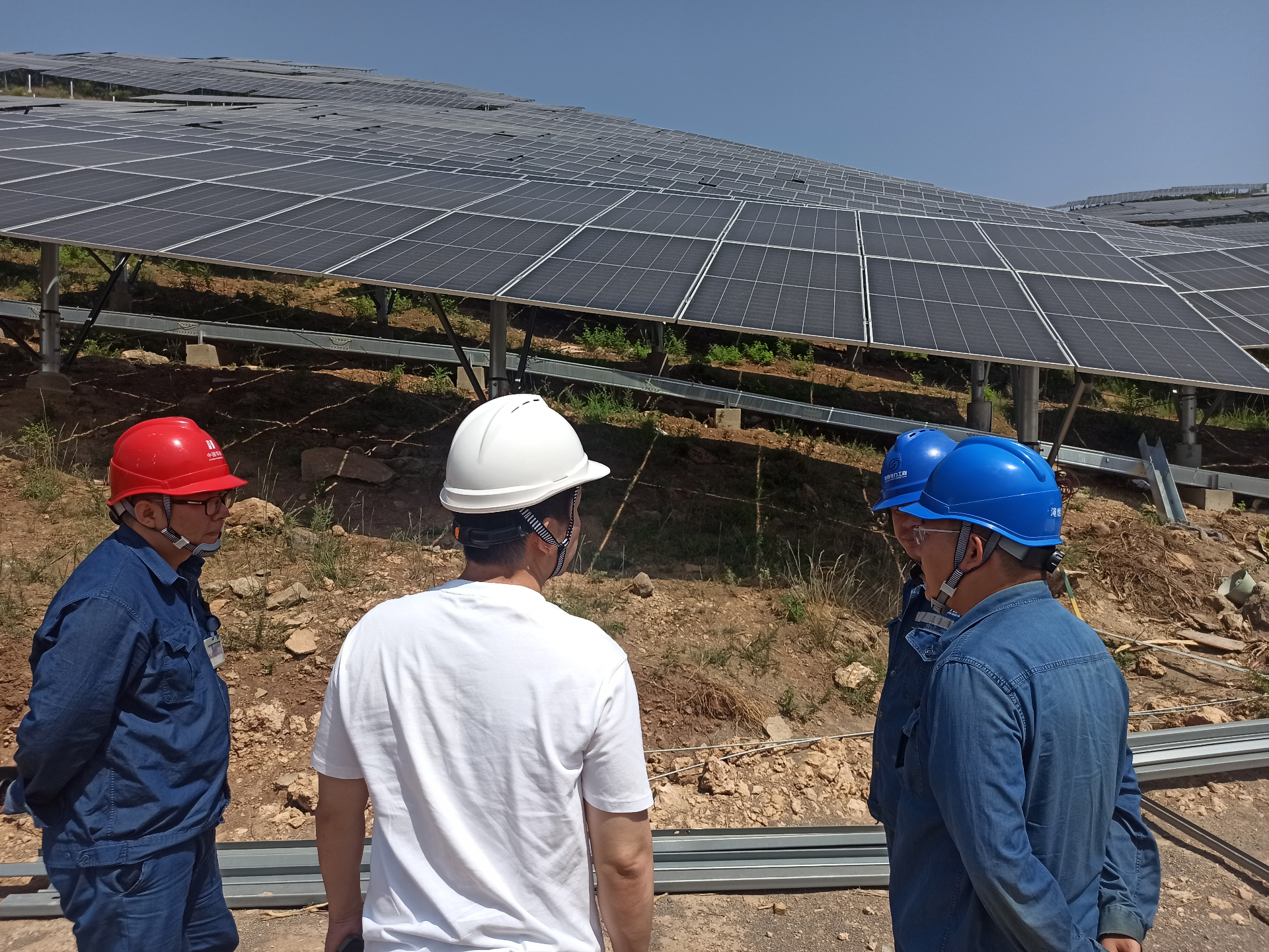 Team inspection on site