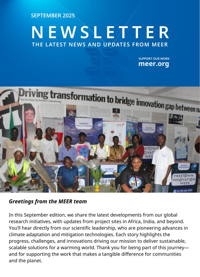 Newsletter September 2025